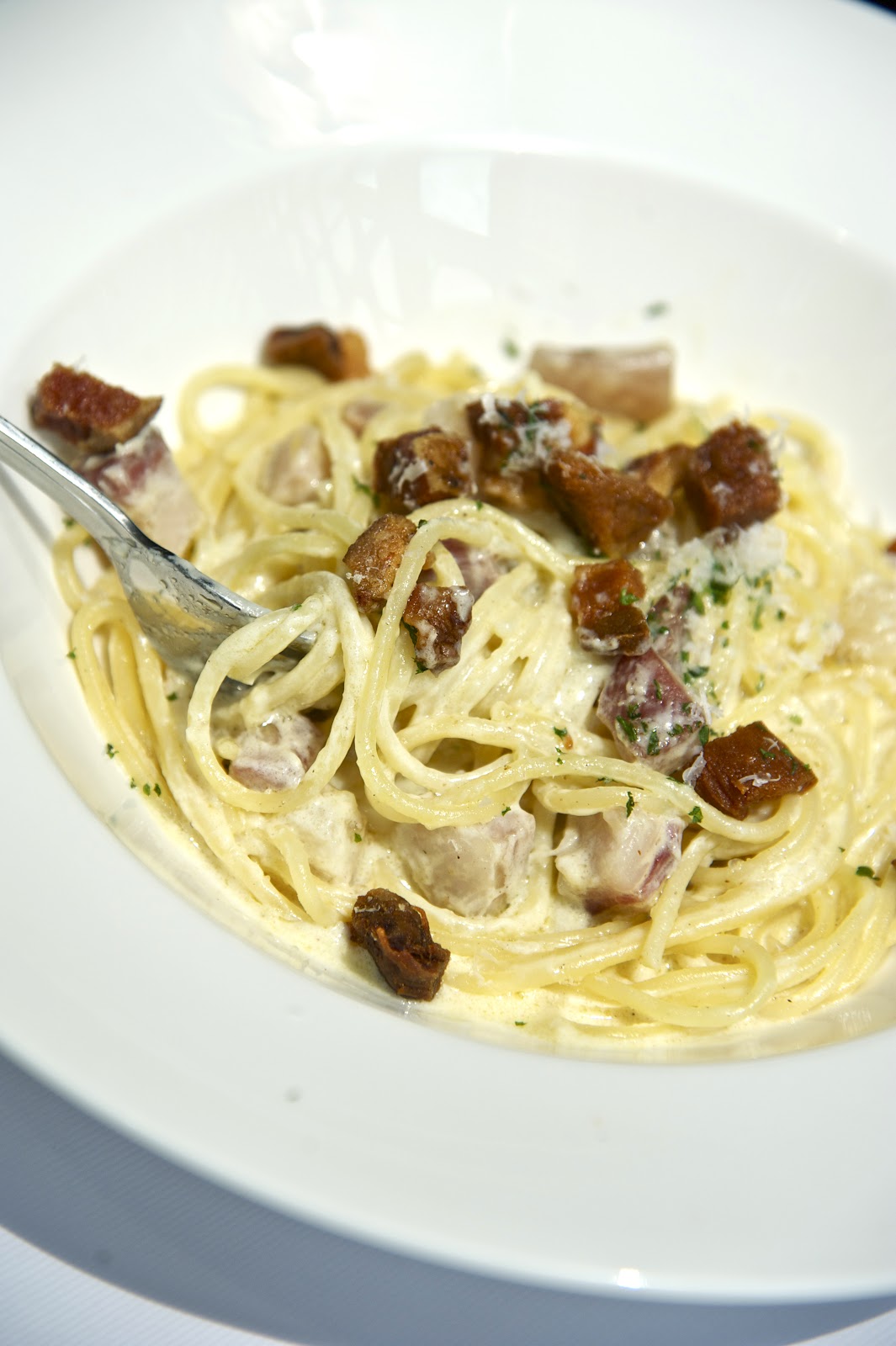 Salt Pepper Action Pork Crackling Spaghetti Union, Jakarta