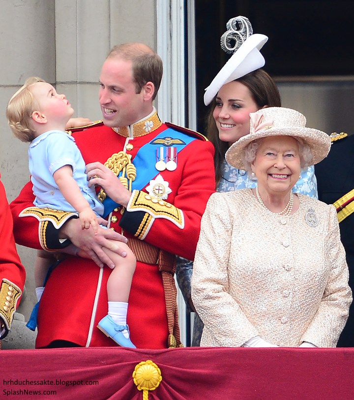 Duchess Kate: The Duchess of Cambridge in Catherine Walker for Trooping ...