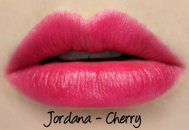 Jordana Lipstick - Cherry Swatches & Review