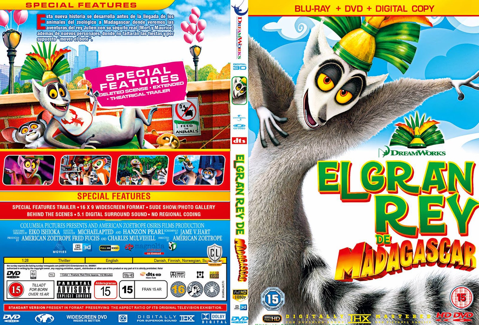 Sláva králi Jelimánovi / All Hail King Julien (2014-2017)