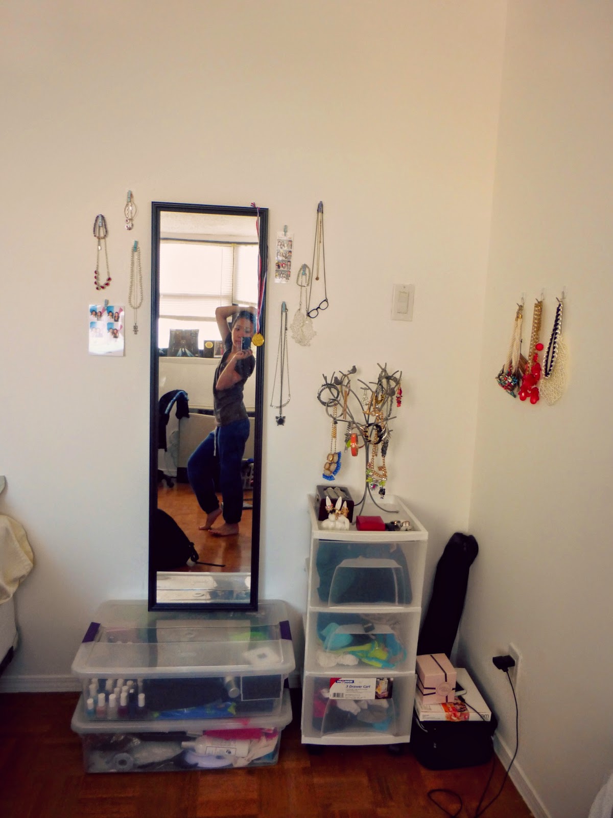 DIY Chevron Clothespin Jewelry Hangers La Vie en May Petite