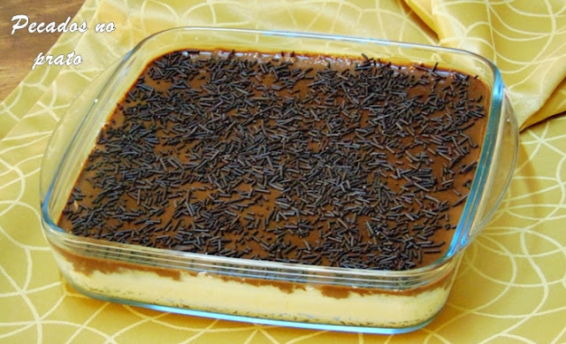 Receita de prestigio delicia de coco com chocolate
