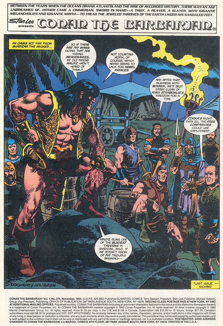 Read online Conan the Barbarian (1970) comic -  Issue #274 - 2