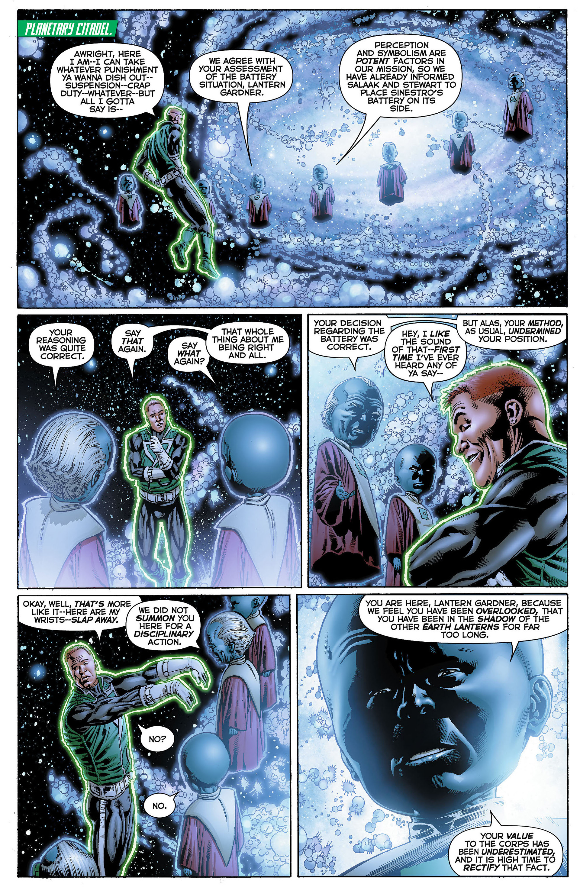 Read online Green Lantern Corps (2011) comic -  Issue #8 - 13