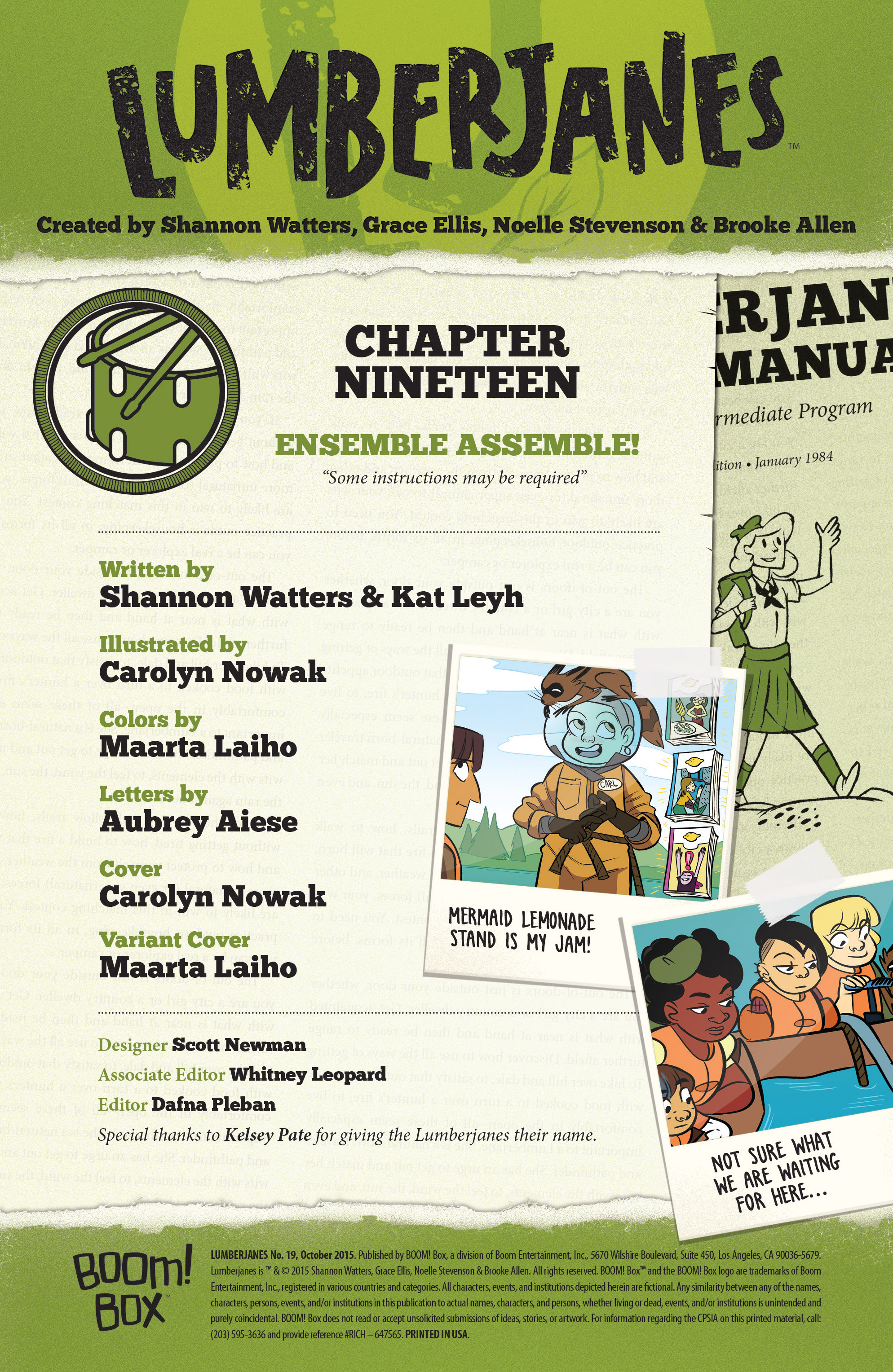 Read online Lumberjanes comic -  Issue #19 - 2