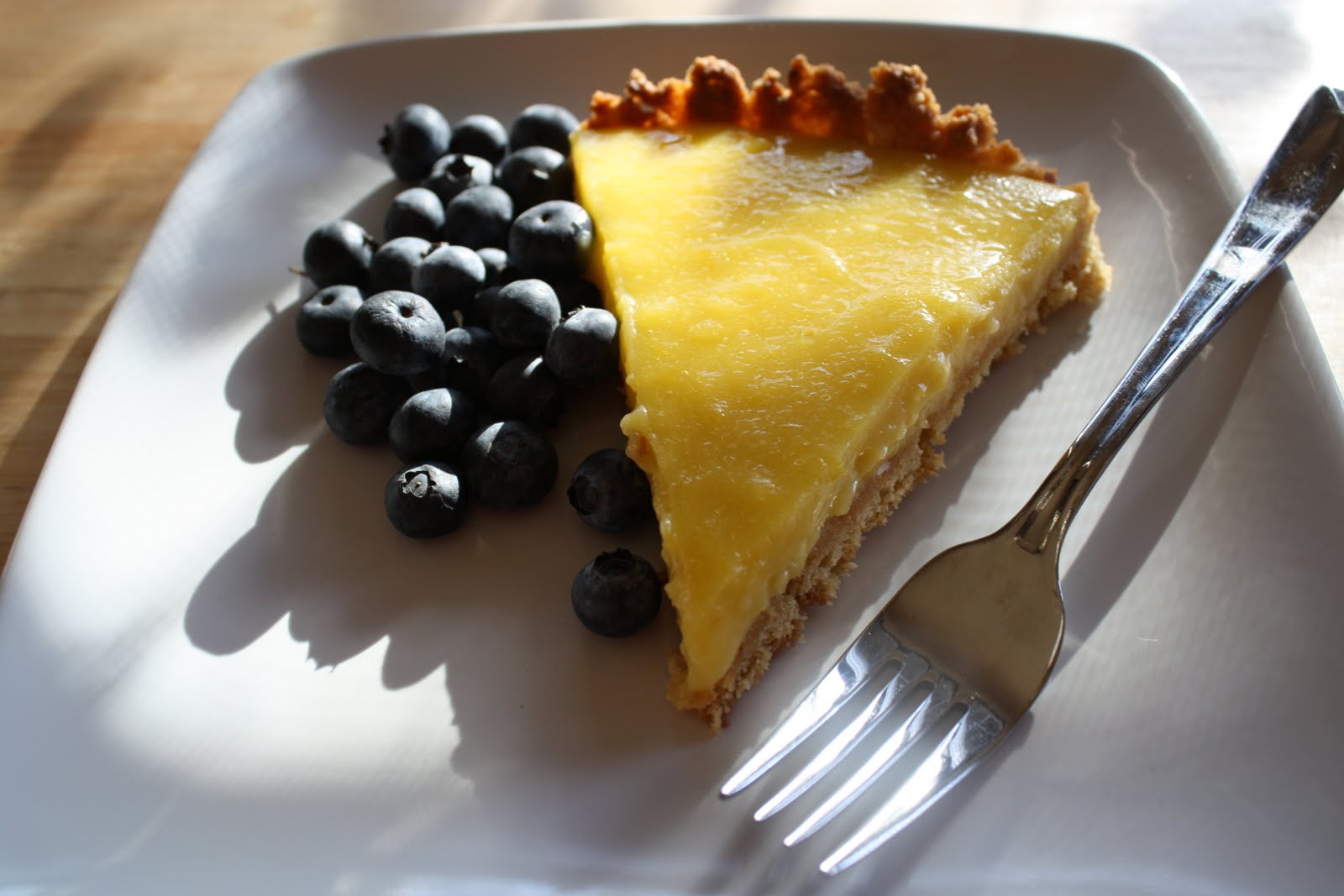 LactoseFree Girl Lemon Curd Tart with Olive Oil
