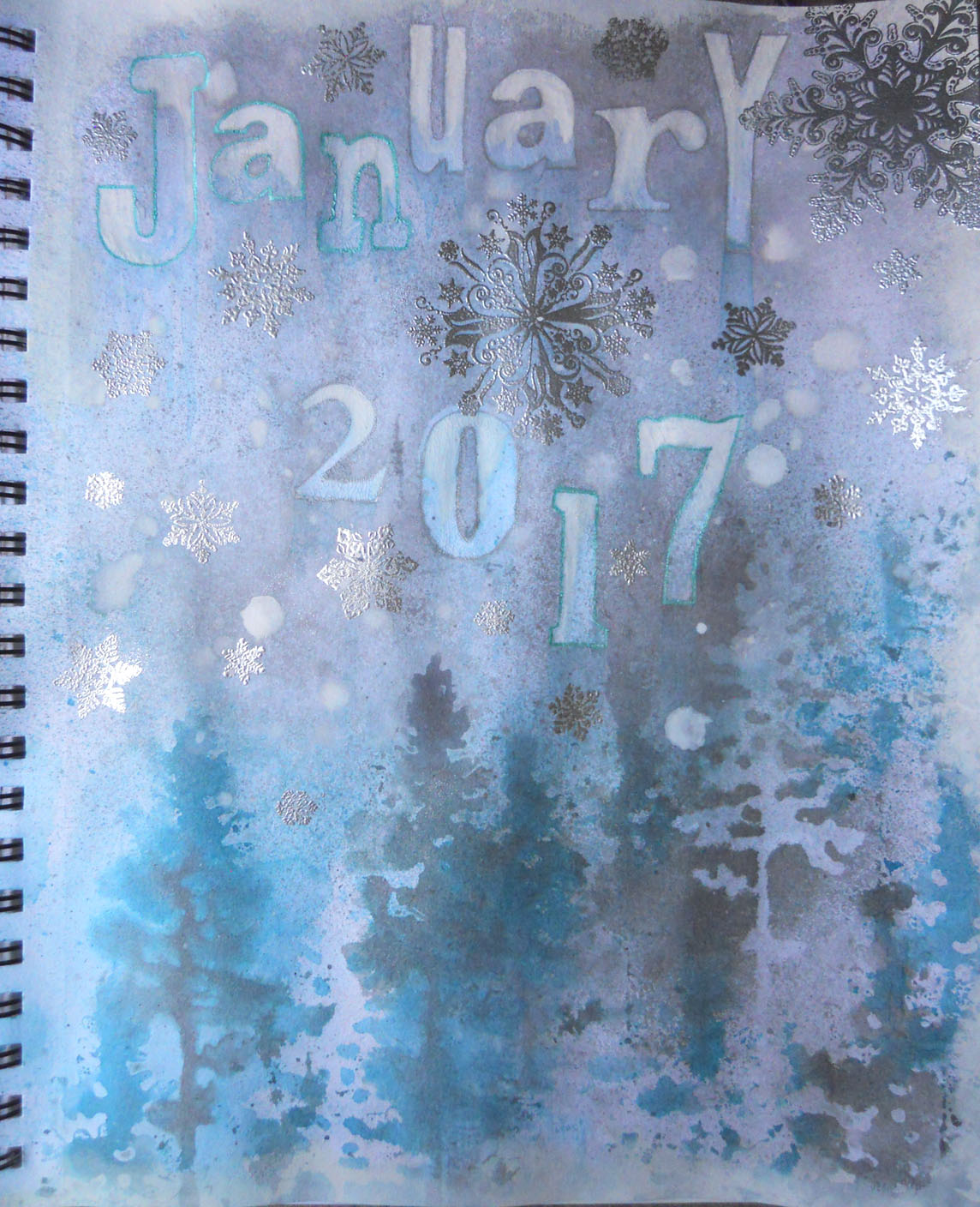 Drea's Scraps of Inspiration January Art Journal FotoBella DT