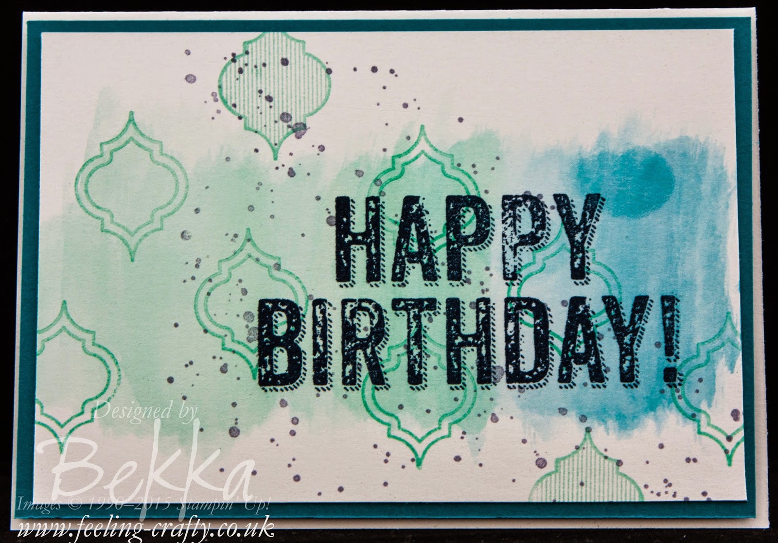 Banish the Birthday Blues with this Blue Birthday Card - check it out here