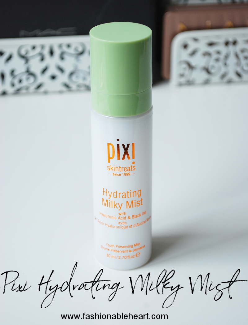 bbloggers, bbloggersca, canadian beauty bloggers, skincare, dry skin, pixi, pixi beauty, pixi skintreats, hydrating, milky mist, hydrating milky mist, review, works, hyaluronic acid, skin routine, beauty blog