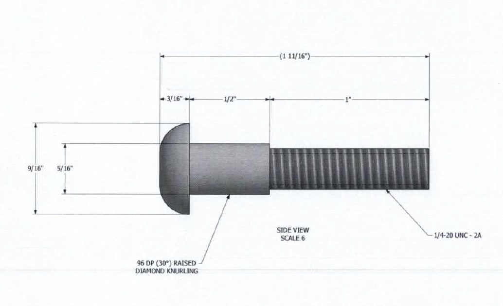 Excellence In Custom Fasteners & Hardware Custom Knurled Hardware Test Knurling Samples For