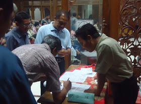 rapat kpps pemilu 9 april 2014 kelurahan nusukan