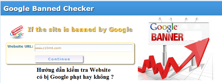 Công cụ kiểm tra Google Banned