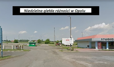 Niedzielna giełda różności w Opolu ul. Obrońców Stalingradu 56