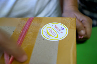 A box of the popular Jessie's torta It's more fun in Argao Cebu