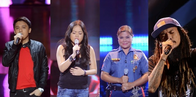 "The Voice of the Philippines" Season 2 Tammy, Jannet, Tanya and Kokoi