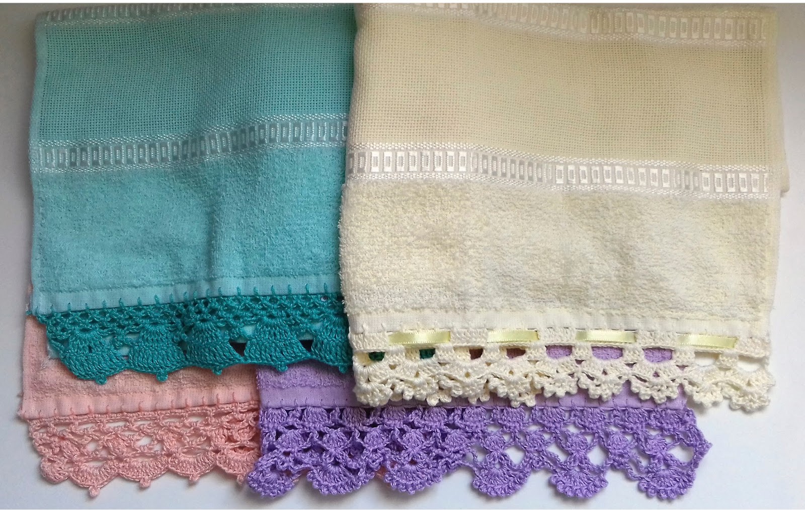 Edna Mendes: BICOS PARA TOALHAS DE CROCHE