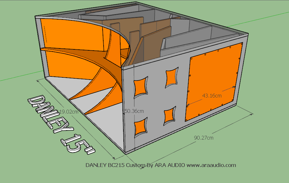 skema box dynacord 15 inch