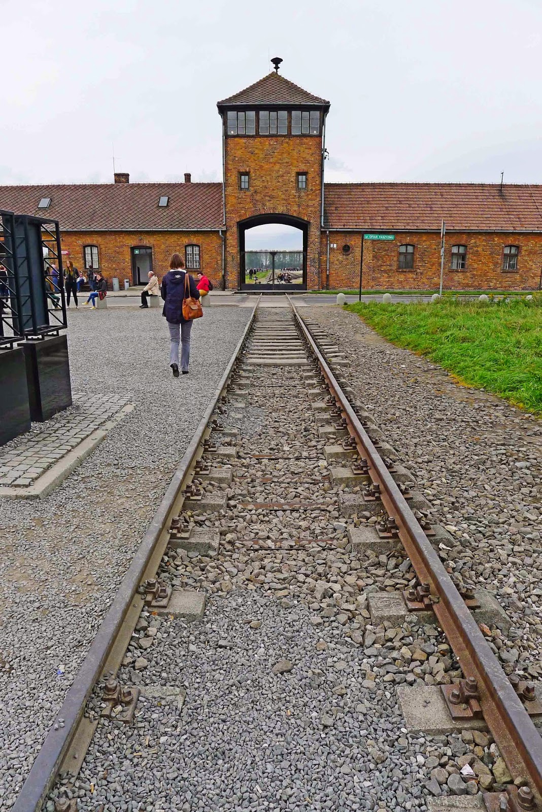 Entrance to Auschwitz Birkenau