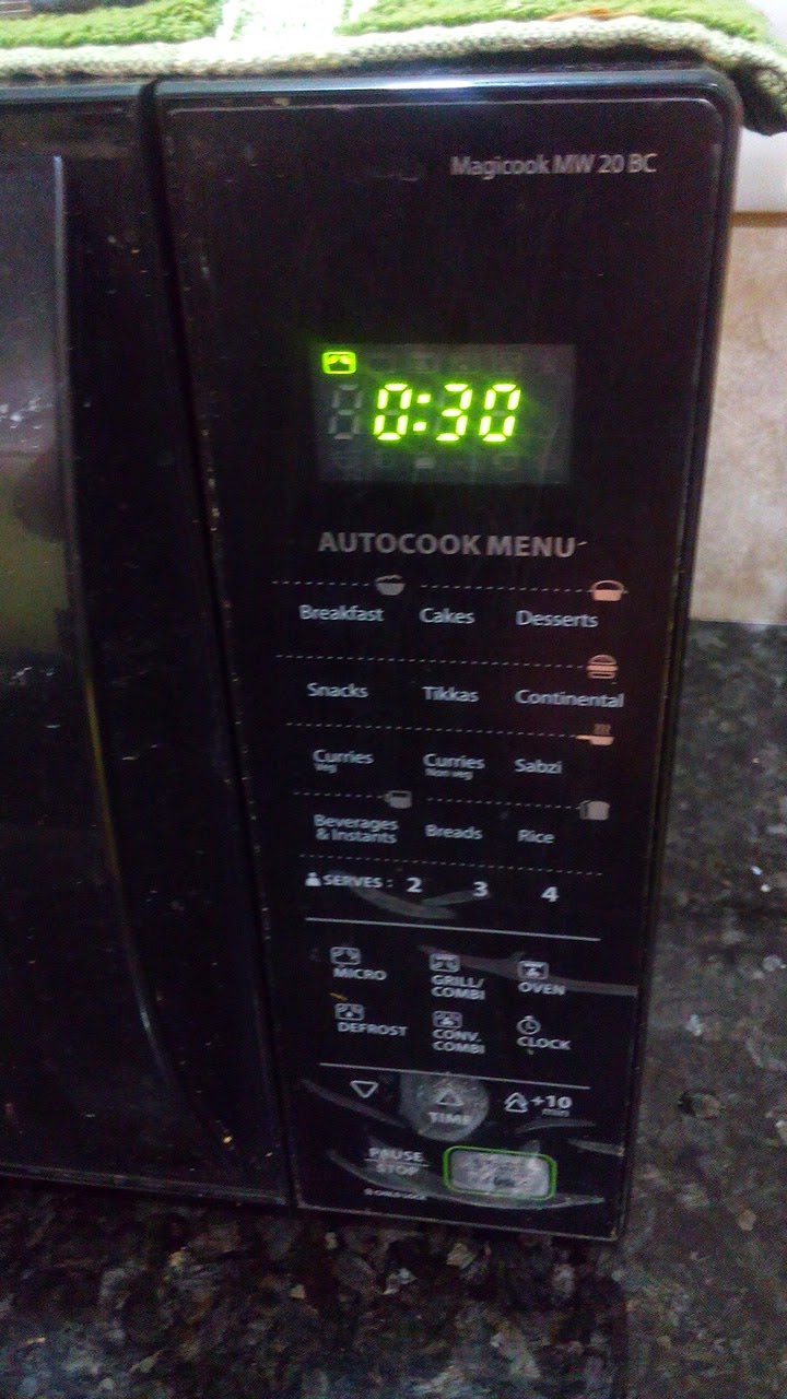 How to roast papad in microwave Annapurna