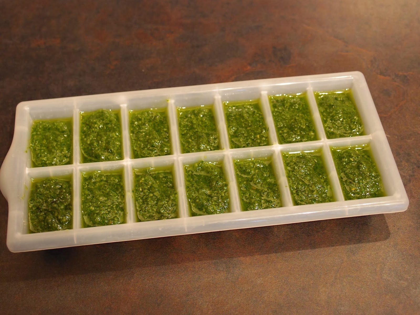The VegHog Frozen pesto cubes