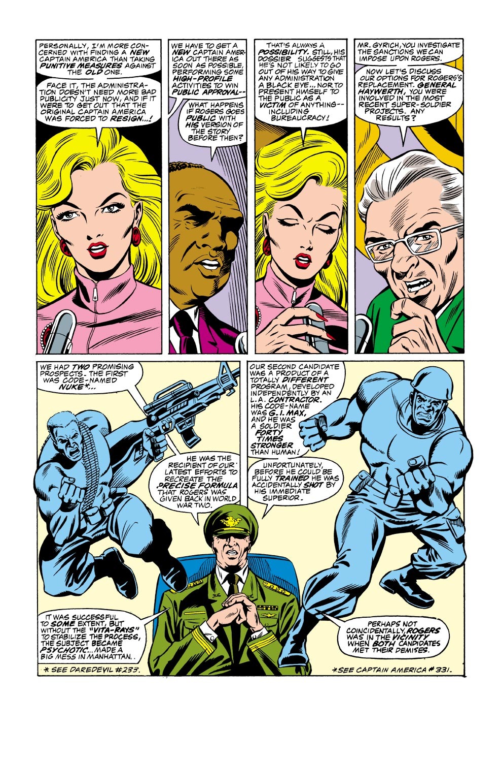 Read online Captain America (1968) comic -  Issue #333 - 4