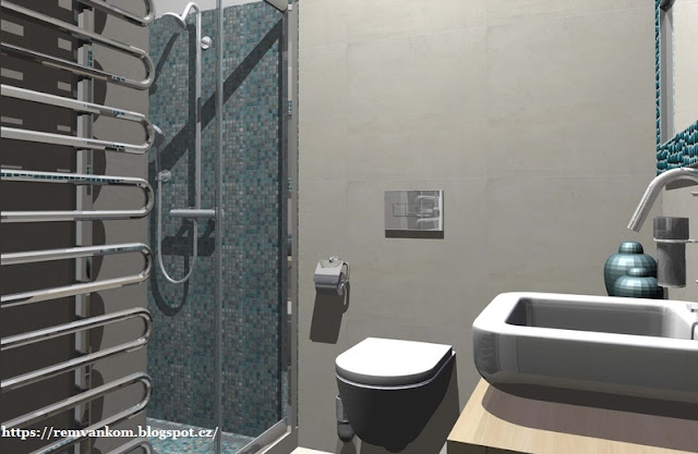 Перепланировка увеличила ванную комнату в трехкомнатной квартире в панельном доме