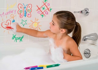 ALEX Toys Rub a Dub Draw in the Tub Bath Crayons - draw colorful pictures on bathtubs, tile or your body! Image: ALEX Toys Rub a Dub Draw in the Tub Bath Crayons - draw colorful pictures on bathtubs, tile or your body!