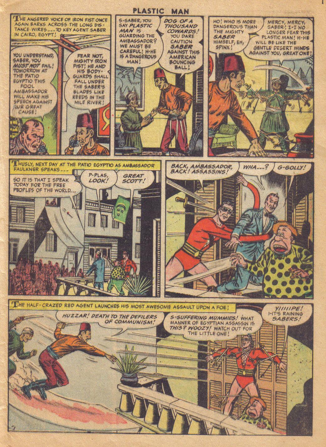 Read online Plastic Man (1943) comic -  Issue #50 - 9