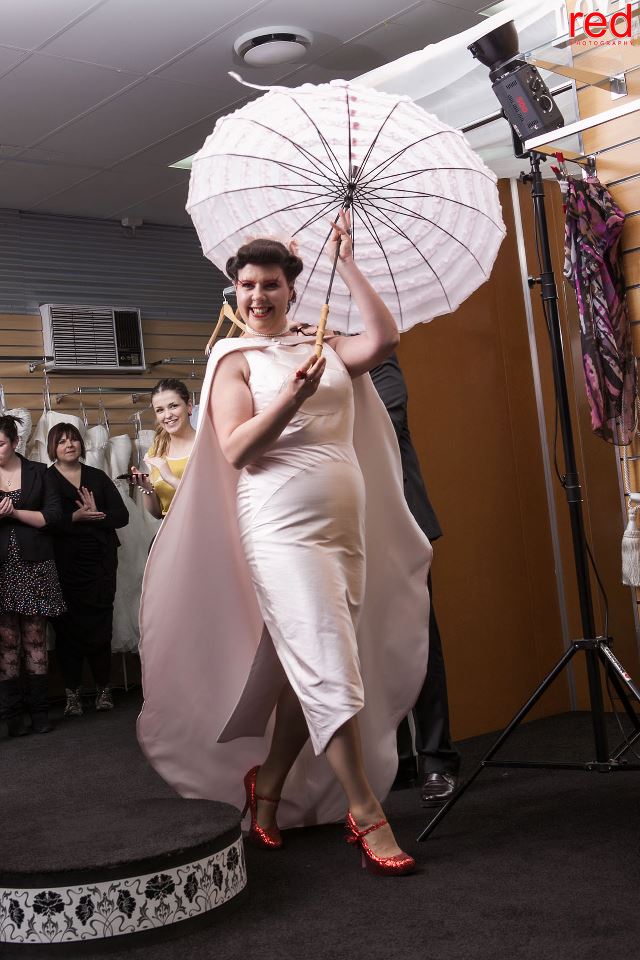 CAPITAL THREAD The finished wedding dress and Henry Roth... White Dove