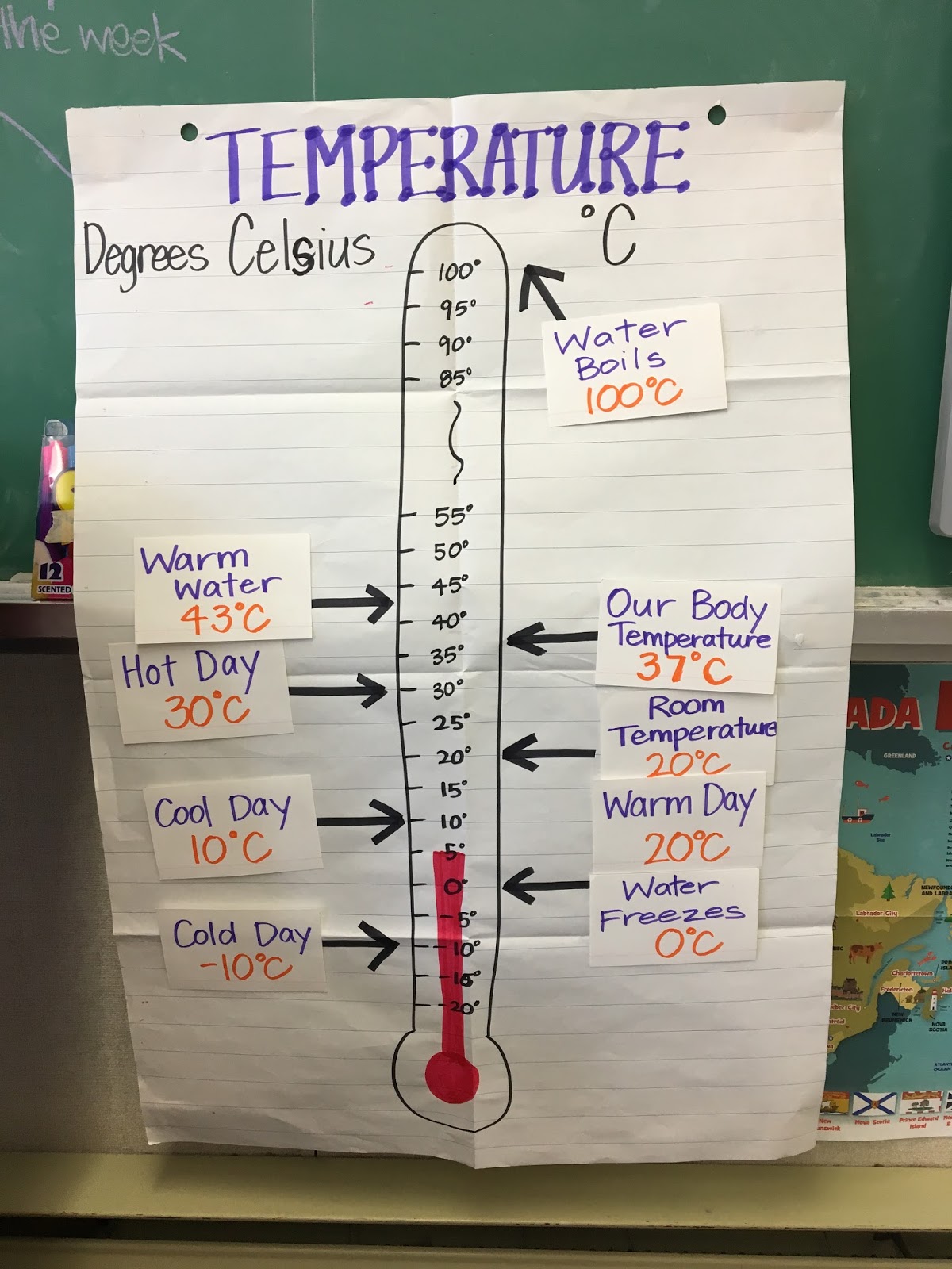 Ms. Ferrarotto's Grade 3 Class Time and Temperature expectations