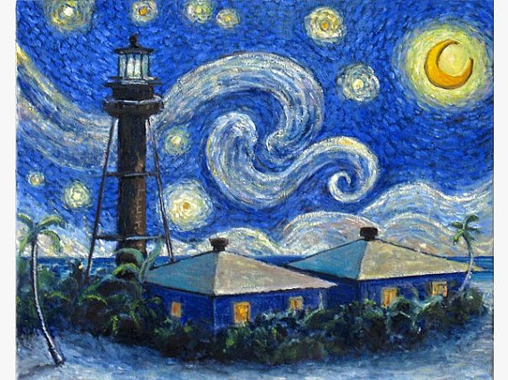 none: Van Gogh and Lighthouses