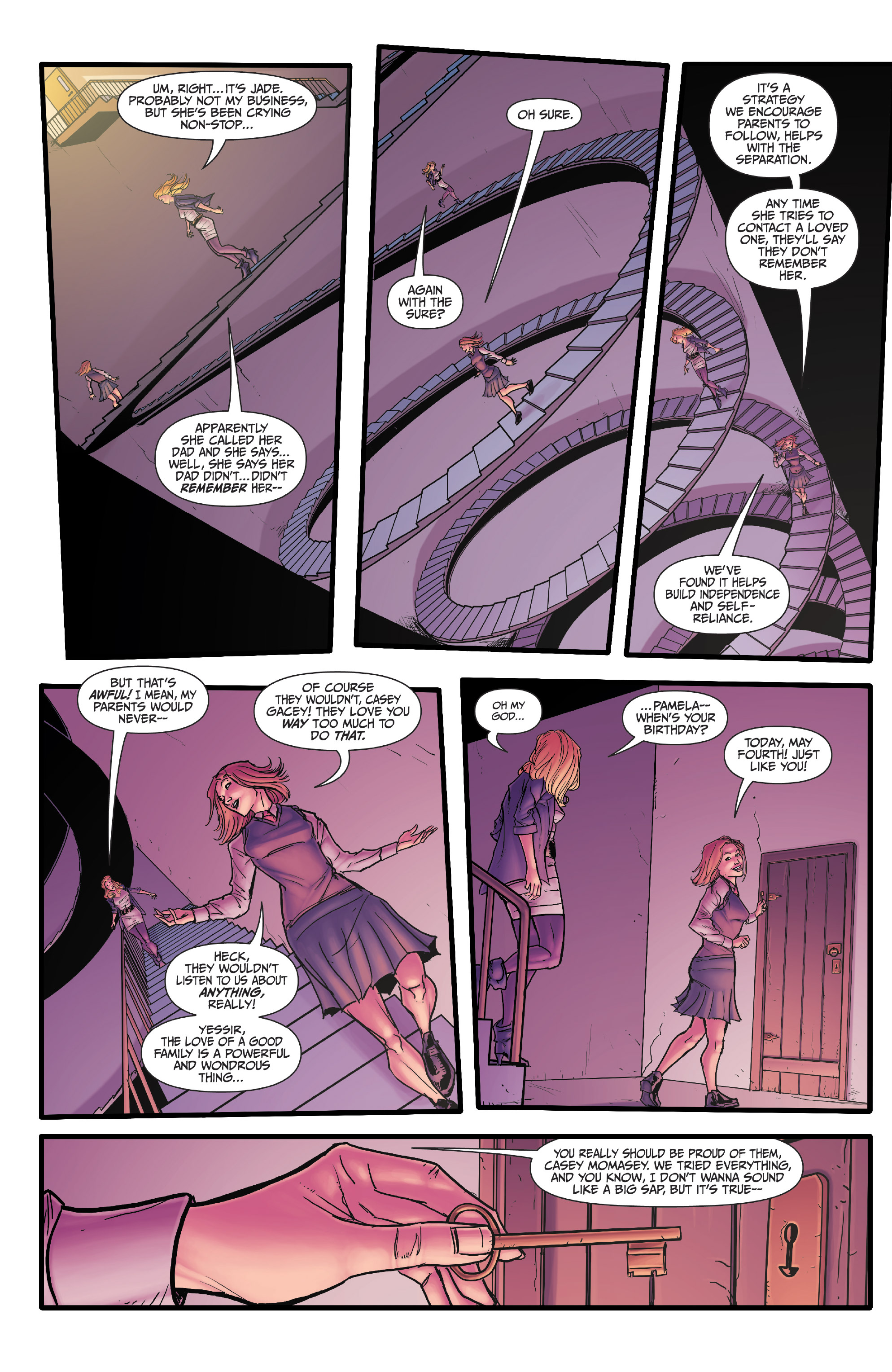 Read online Morning Glories comic -  Issue #1 - 44