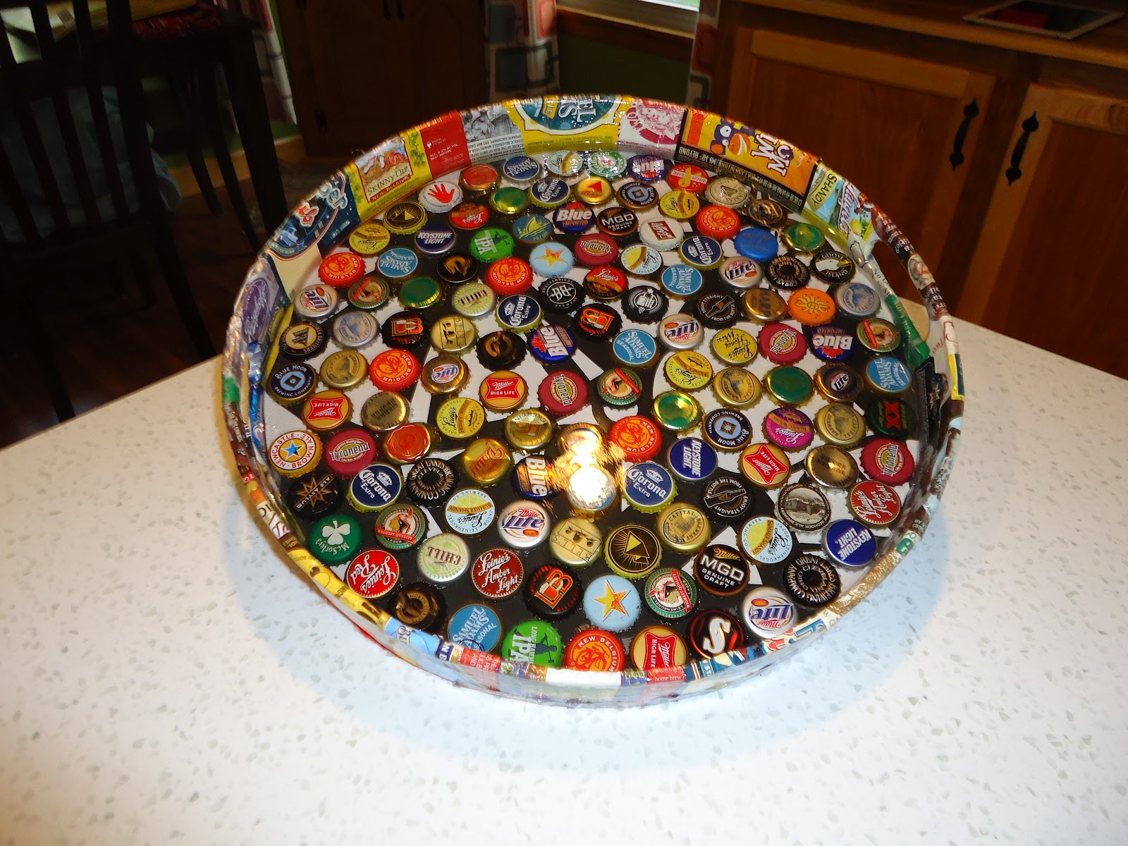 Накопитель для крышек от бутылок