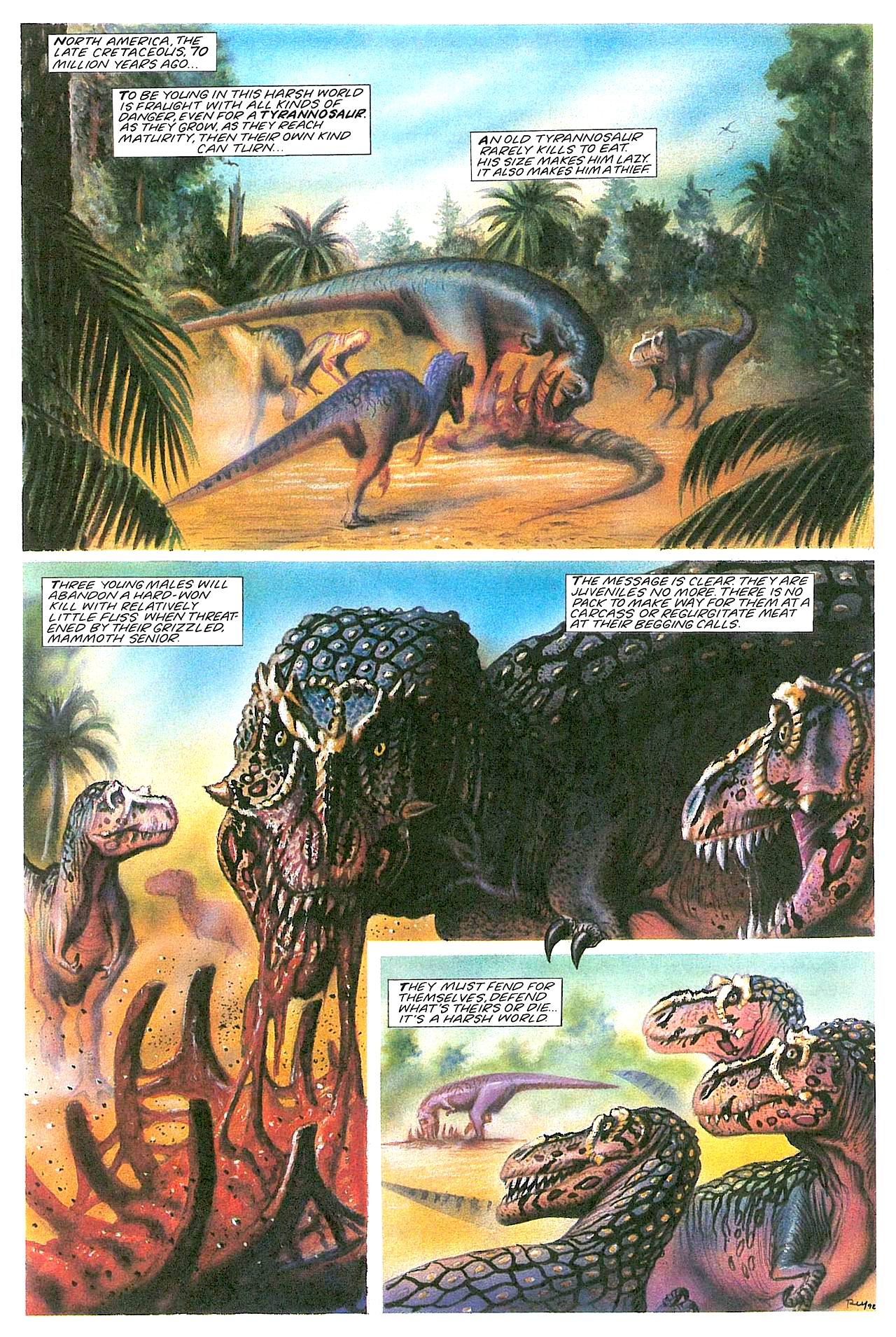 Read online Dinosaurs, A Celebration comic -  Issue #3 - 34