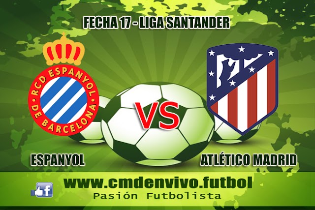 Atletico Madrid vs Espanyol EN VIVO - ONLINE Por la fecha 17 de La Liga Santander: HORA Y CANAL 