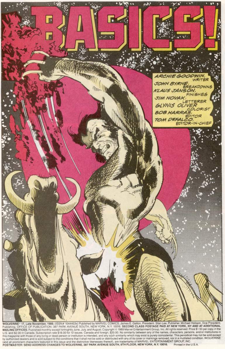 Read online Wolverine (1988) comic -  Issue #17 - 3