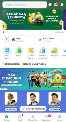 Beli Pulsa Via Tokopedia, Ada Cash Back!