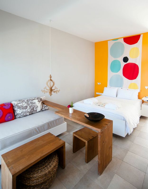 hotel decoracion retro y vintage en creta