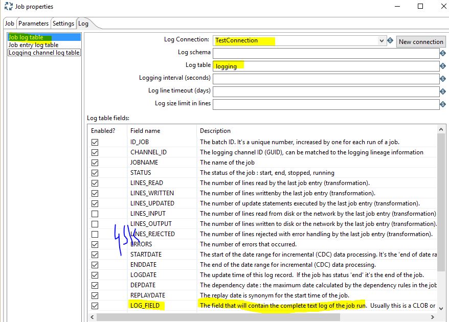 Knowledge is Here... Want to save kettle Logging in database?