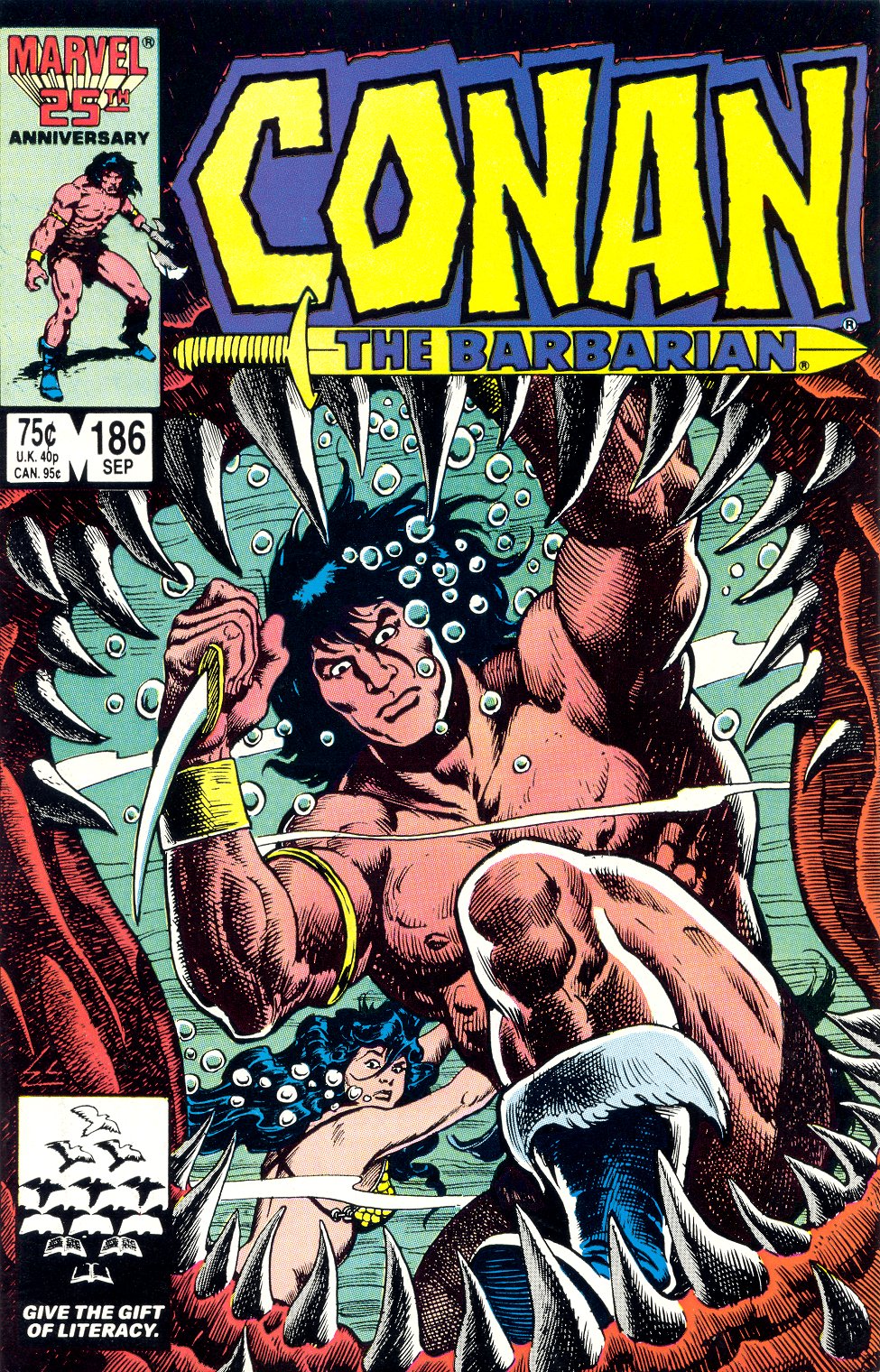 Read online Conan the Barbarian (1970) comic -  Issue #186 - 1
