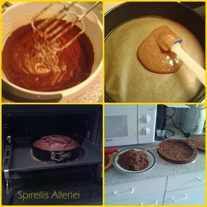 Maulwurfskuchen mit Buttercreme Schokoboden Maulwurfskuchen