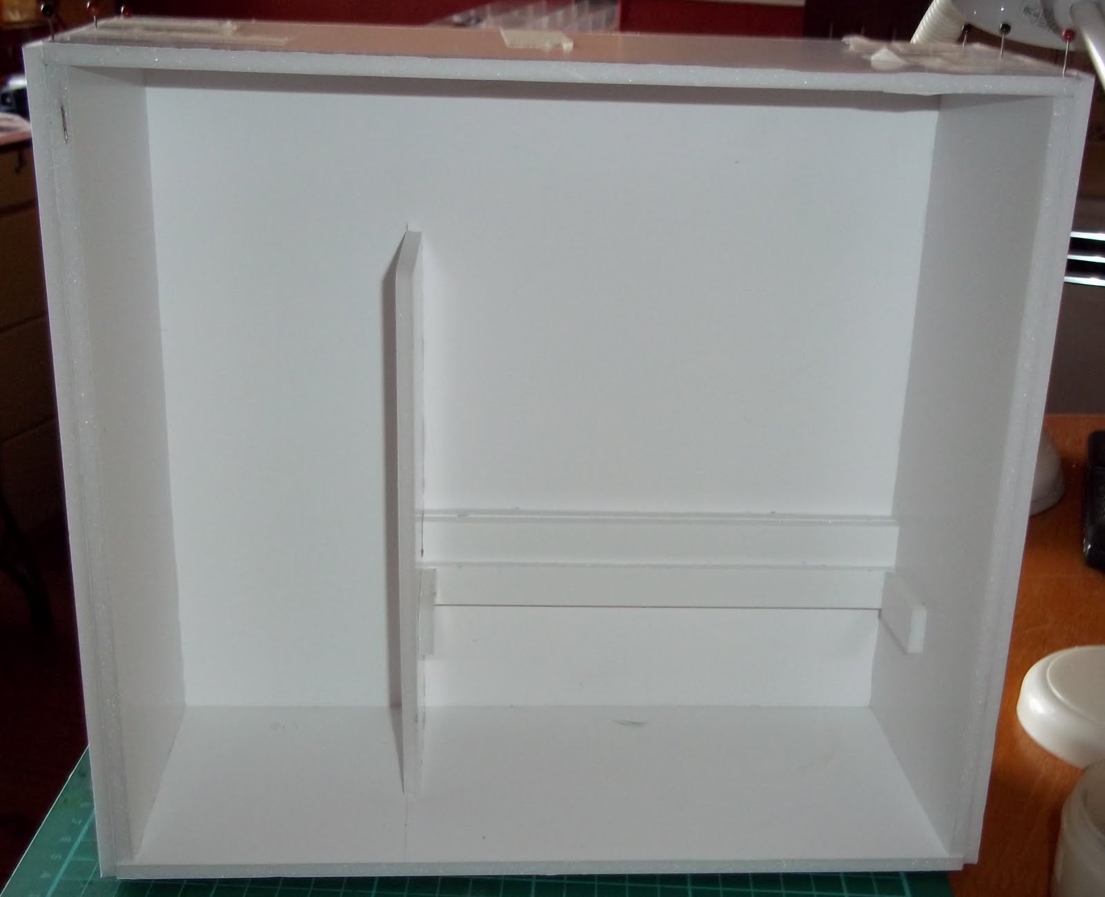 nataliegayleminiatures Kitchen Room Box Project so far....