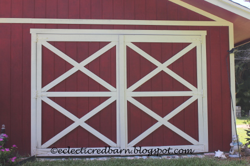 Eclectic Red Barn: Barn without lights