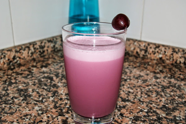 smoothie de cerezas
