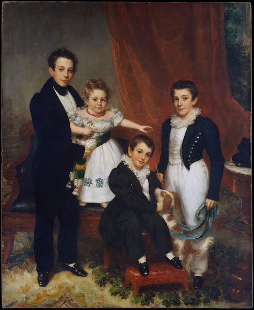 The Knapp Family, early 1830s Knapp, family, family portrait, children, 1830s, pre-Victorian