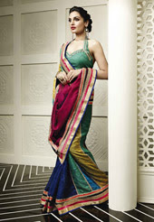 Koleksi model baju sari india terbaru tahun 2015