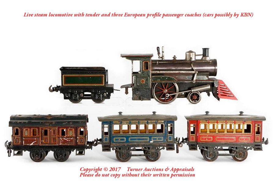 Old Antique Toys A Fine Train Collection from Turner Auctions & Appraisals