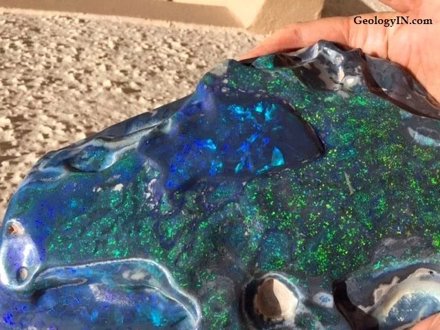 This 2.3Kg Opal Is the Largest Black Opal in the World