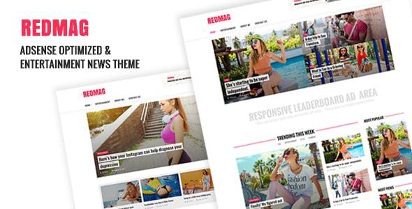 RedMag - AdSense Optimized & Entertainment News Theme ($49 -> Free)