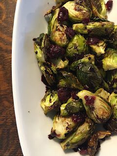 plate of brussel sprouts